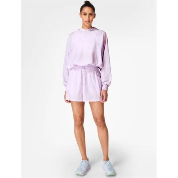 Sweaty Betty NWT Mist Flower Purple Circuit 2 Fitness Workout Shorts, XLarge - Picture 2 of 7